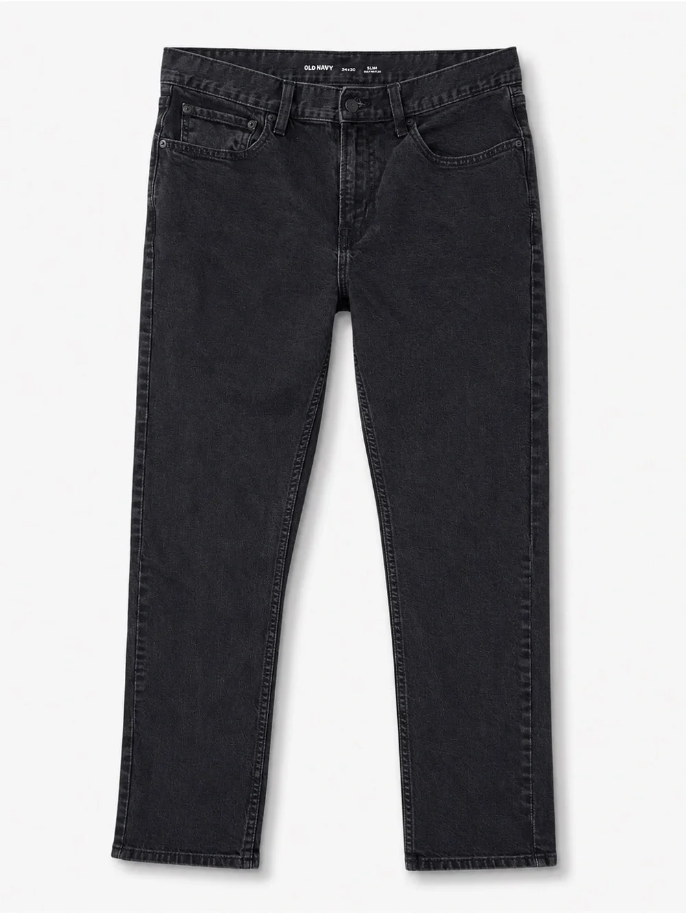Old Navy Men’s Jeans 34x30 Black Rinse Basic Slim Built-In Flex Stretch Denim